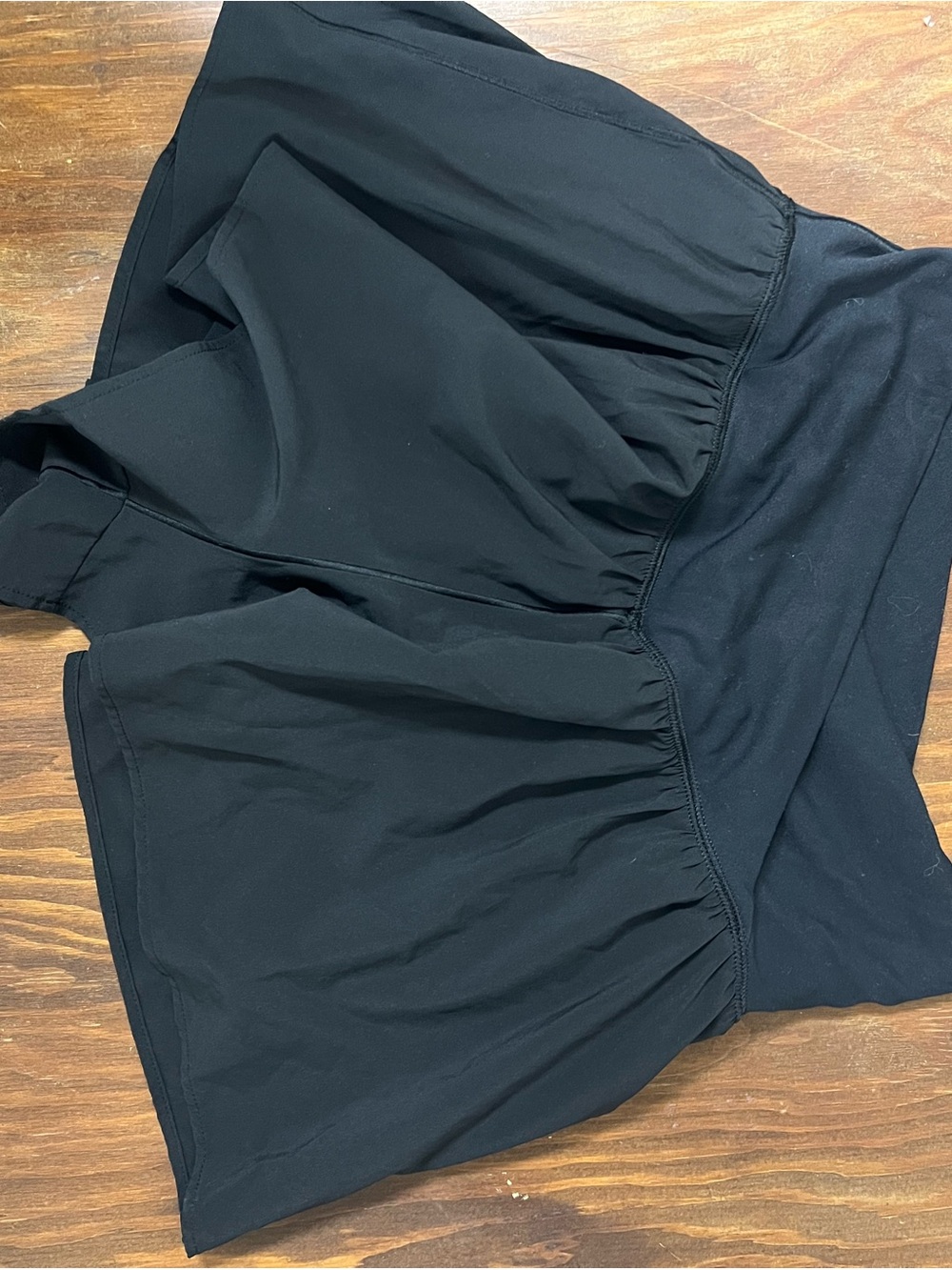 Black Tiered Ruffle Mini Skirt